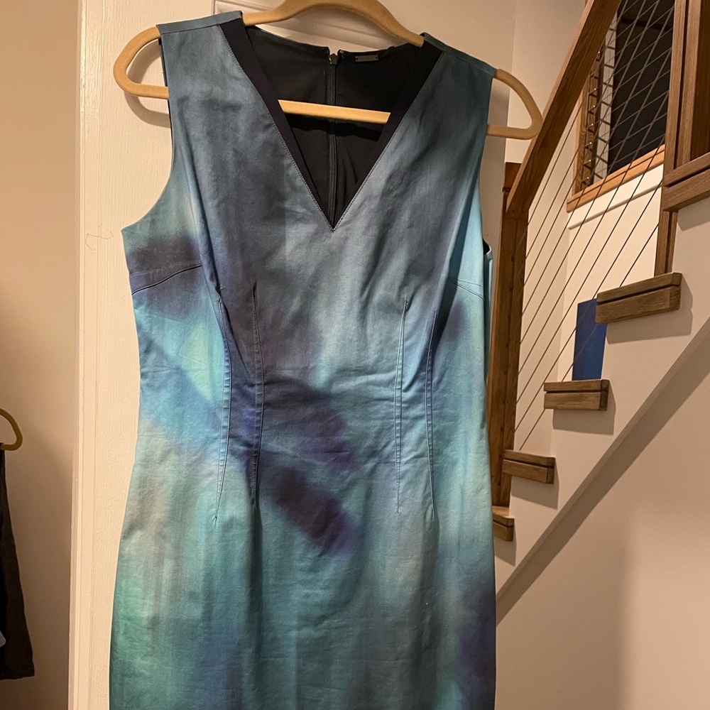 Elie Tahari designer mixed media dress. Sz 6